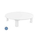 Ledge Lounger Mainstay Collection Outdoor Round Coffee Table | Sky Blue | LL-MS-CT-RD-SB
