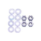 Rocky's Reel Systems 3/8" Nut & Washer | 4 Sets | 525