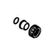 Waterco MultiCyclone Union Adapter Half Black 1" (25mm) | 1222252BLK
