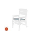 Ledge Lounger Mainstay Collection Outdoor Dining Armchair Cushion | Premium 1 Tuscan | LL-MS-DCA-SC-P1-4677
