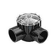 Pentair FullFloXF Straight CPVC Check Valve 90 Degree CPVC 2.5"x3" | 263077