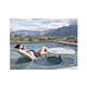 S.R. Smith Destination Series 30" Sun Shelf Table with Cup Holders | Anchor Not Included | Cappuccino | WS-30 NOANC-CH-57-C