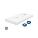 Ledge Lounger Outdoor Games Collection Washers | Gray | LL-GM-WS-GRY