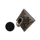 Black Oak Foundry Diamond Short Oak Leaf Scupper | Almost Black Finish | S61-BLK Diamond