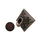 Black Oak Foundry Diamond Short Oak Leaf Scupper | Distressed Copper Finish | S61-DC Diamond