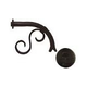 Black Oak Foundry Small Droop Spout with Mini Backplate | Brushed Pewter Finish | S7410-BP