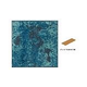 National Pool Tile Verona 3x12 Single Bullnose Pool Tile | Borba Turquoise | VR679 SBN