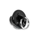 Coolaroo 19mm Tube End Cap with Ring | Black | Z 11-BRCB