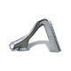 SR Smith Typhoon Pool Slide | Left Curve | Gray Granite | 670-209-58224
