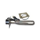 HydroQuip 11" Incoloy Flange Mounted Heater Element | 4" x 4" Plate with Nema Cord 36" | 1.5KW 120V | 12-1464-AC-K