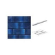 Cepac Tile Continental Subway 1/2" x 6" Jolly Piece SBN Tile | Royal Blue | COS-9-SBN
