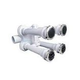 Custom Molded Products JetArray 2 x 2 Wall Fittings & Pulsator Kit | White Stainless Steel | 23308-900-202