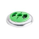 Custom Molded Product Air X Therapy Ring | Silver Binetic Face with Stainless Steel Flange | 23512-321-502