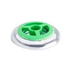 Custom Molded Product Air X Therapy Ring | Silver Trinetic Face with Stainless Steel Flange | 23512-331-502