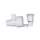Custom Molded Product Spa Master 2.5" Jet Straight Body with White Niche | 25581-090-000