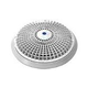 AquaStar 10" Star Anti-Entrapment Suction Outlet Cover with Universal Retrofit Adapter and Mud Frame (VGB Series) | Light Gray | A10RCFR103
