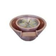 Bobe Artisian Series Round Water + Fire Bowls Original Lip | Manual Ignition Natural Gas | 32" X 12" | Hammered Copper | RPPMFRHHA-32-NG
