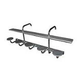 Global Pool Products 5-Seat Swim-Up Bar Top | Silver Vein Powder Coated Frame - Gray Top | GPPOTE-5ST-SV-S