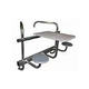 Global Pool Products 2-Seat Swim-Up High-Top Table | Silver Vein Powder Coated Frame - Granite Gray Top | GPPOTE-2STHT-SV