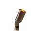FX Luminaire FR LED Up Light | 3 LED | Zone Dimming | Straight Shroud | Antique Bronze | FRZD3LEDAB