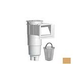 Aquastar Flow Star Skimmer with 5" Deep Throat Float Assembly Lid Adjustable Collar and 9" Ultra Basket for Fiberglass | Tan | SKRFL12108-L