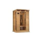 Golden Designs Maxxus 2-Person Near Zero EMF FAR Infrared Carbon Sauna | Hemlock | MX-K206-01-ZF