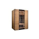Golden Designs Dynamic Valencia 3-Person Ultra-Low EMF FAR Infrared Sauna | Hemlock | DYN-6326-01