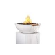 The Outdoor Plus 27" Sedona Concrete Fire and Water Bowl | Match Lit Ignition Natural Gas | LimeStone | OPT-27RFW-LIM-NG
