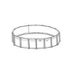 27' Round Pristine Bay Above Ground Pool Sub-Assembly | 52" Wall | 5-4627-129-52D