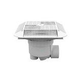 AquaStar 16" Anti-Entrapment Suction Outlet Cover with 3" Socket Sump and 4" Spigot Side Port | White | 1216101SSB