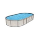 Azor 12' x 23' Oval  Above Ground Pool | Ultimate Package 54" Wall | 184787