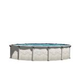 Magnus 24' Round Above Ground Pool | Basic Package 54" Aluminum Wall | 182495