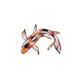 Artistry In Mosaics Koi Fish A Mosaic | 7" x 10" | KFMCOAS