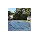 Merlin 10-Year Solid Safety Cover with Drain Panel | Rectangle 16' x 32' | 4' Offset 4' x 8' Right Side Step | Gray | 34W-X-GY