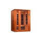 Golden Designs Dynamic Lugano Edition 3-Person Low EMF FAR Infrared Sauna | Hemlock  | DYN-6336-02