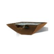 Slick Rock Concrete 30" Square Camber Water Bowl | Rust Buff | No Liner | CS3011-RUSTBUFF