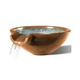 Slick Rock Concrete 30" Round Camber Water Bowl | Copper | No Liner | CR3012-COPPER
