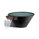 Slick Rock Concrete 34" Conical Cascade Water Bowl | Onyx | No Liner | KCC34CNL-ONYX