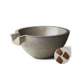 Slick Rock Concrete 24" Classic Spill Water Bowl | Mahogany | No Liner | KSPC2412NL-MAHOGANY