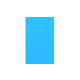 16' Round Solid Blue Standard Gauge Above Ground Pool Liner | Overlap | 48" - 54" Wall | 200016 |