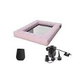 Pigro Felice Modul'Air Premium Inflatable Double Floating Hammock Bundle | Rose Pink | 921990-RPINK