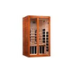 Golden Designs Santiago 2-Person Full Spectrum Near Zero EMF FAR Infrared Sauna | Hemlock | DYN-6209-03 FS