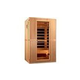 Golden Designs Maxxus Serenity Dual Tech 2-Person Low EMF FAR Infrared Sauna | Hemlock | MX-LS2-01