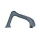 Global Pool Products Side Winder Swimming Pool Slide with LED Light | Right Turn | Gray | GPPSSW-GREY-R-LED