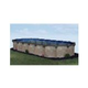 12' x 20' Oval Resin Salt Friendly Coronado | 54" Wall