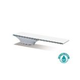SR Smith Flyte-Deck II Stand and Fibre-Dive Board Complete | 10' Pewter Gray with Pewter Gray Matching Tread | 68-209-74020T