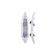 Aqua Marina Halve Ultra-Light Inflatable Packayak | Paddle Not Included | 2-Person | 13' 1" x 39" | HA-398