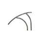 Global Pool Products Modern Coolest 3 Bend Handrail | Silver Vein | GPP-MR-HR-SV-CR