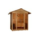 Golden Designs Vorarlberg 5-Person Traditional Outdoor Sauna | Hemlock | GDI-8105-01
