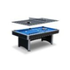 Hathaway Maverick II 7-Ft. Pool Table with Table Tennis Top | Black with Blue Felt | BG50390